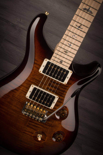 PRS Custom 24 Swamp Ash Limited, Maple Neck, Black Gold Wrap #238244