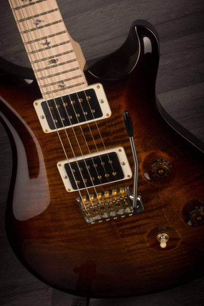 PRS Custom 24 Swamp Ash Limited, Maple Neck, Black Gold Wrap #238244