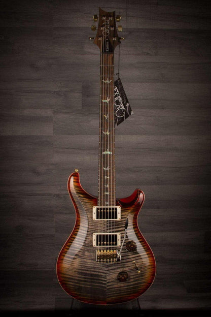 PRS Custom 24 Wood Library Burnt Maple Leaf - #249420