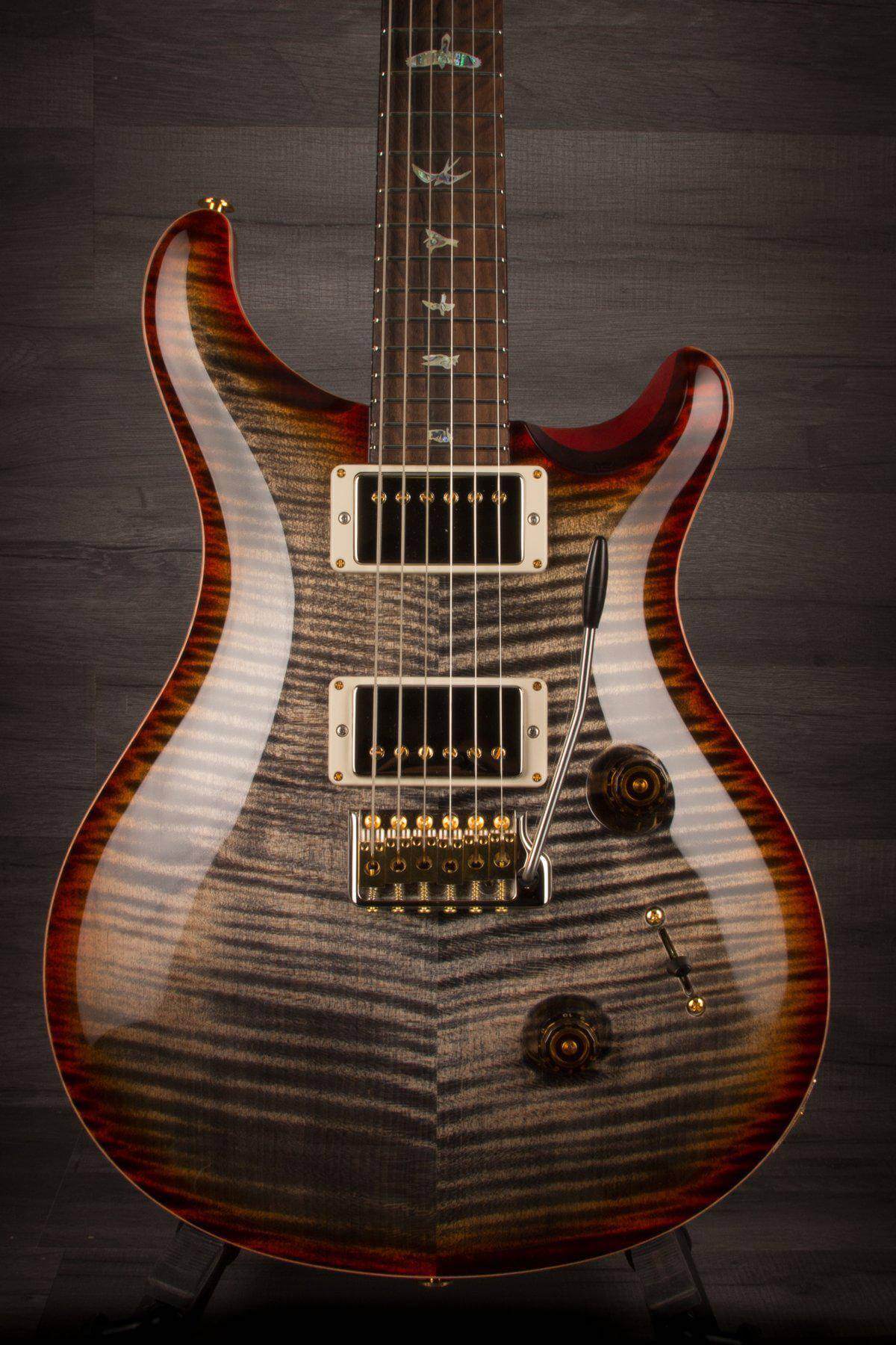 PRS Custom 24 Wood Library Burnt Maple Leaf - #249420
