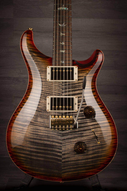 PRS Custom 24 Wood Library Burnt Maple Leaf - #249420
