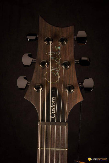 PRS Custom 24 Wood Library Charcoal Blueburst #236174 2017