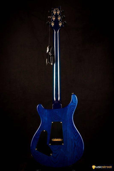 PRS Custom 24 Wood Library Charcoal Blueburst #236174 2017