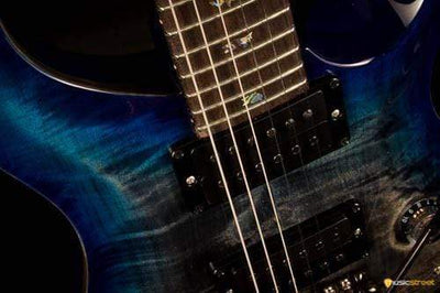 PRS Custom 24 Wood Library Charcoal Blueburst S#236691