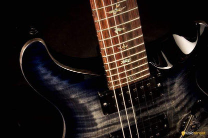 PRS Custom 24 Wood Library Charcoal Purpleburst #235334 2017