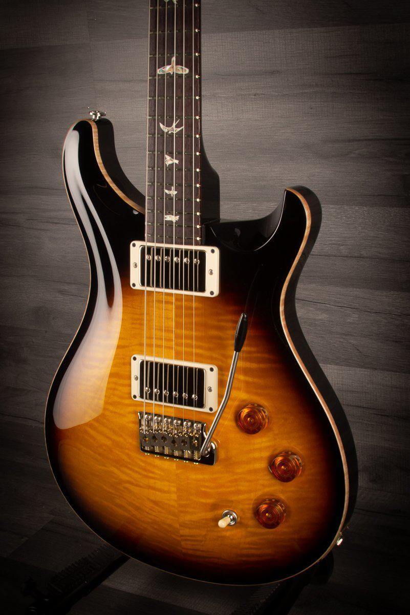 PRS DGT - Black Sunburst - Rosewood, Flame Maple, Bird Inlays s#0298354