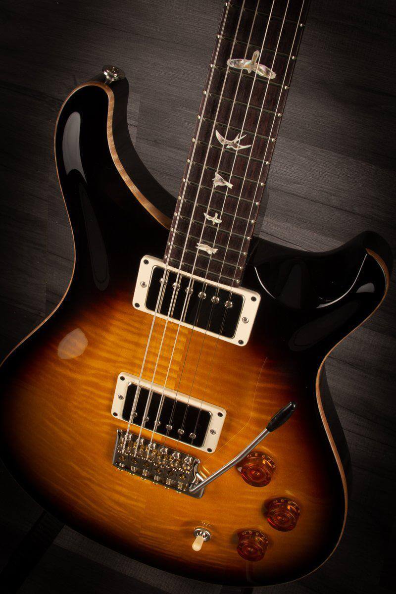 PRS DGT - Black Sunburst - Rosewood, Flame Maple, Bird Inlays s#0298354