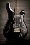PRS S2 Vela Semi-Hollow in Black with Dot Inlays - MusicStreet