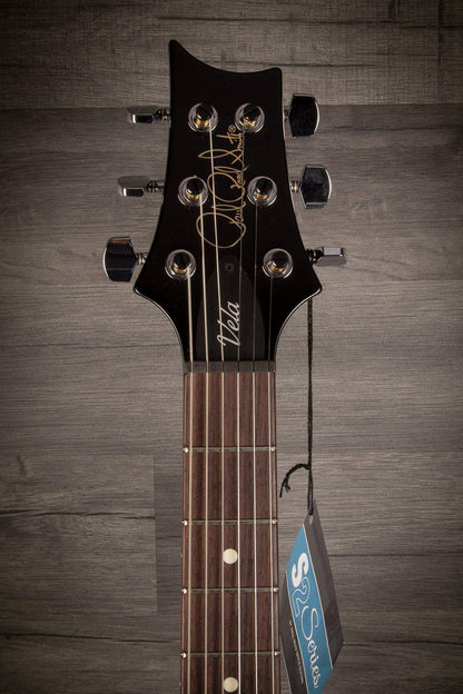 PRS S2 Vela Semi-Hollow Electric Guitar - Black with Dot Inlays