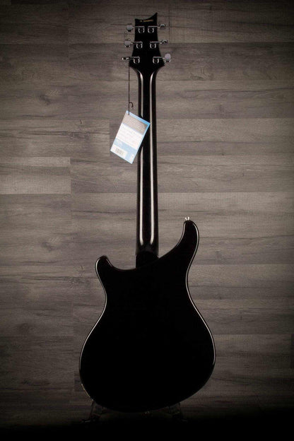 PRS S2 Vela Semi-Hollow Electric Guitar - Black with Dot Inlays