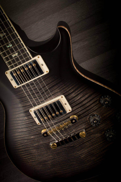 PRS Sc594 Wood Library 10 Top - Charcoal burst satin #246255