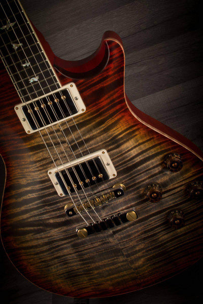 PRS SC594 Wood Library Burnt Maple Leaf Satin, Natural Back s#246759