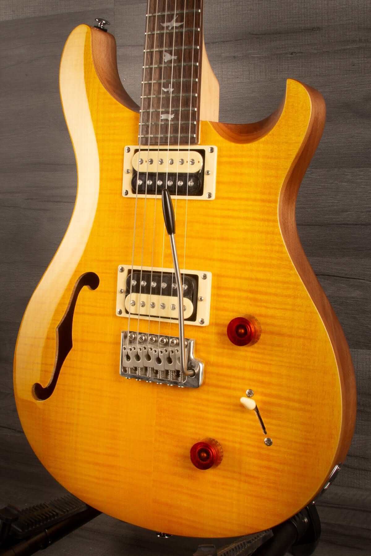 PRS SE Custom 22 Semi Hollow Santana Yellow - MusicStreet