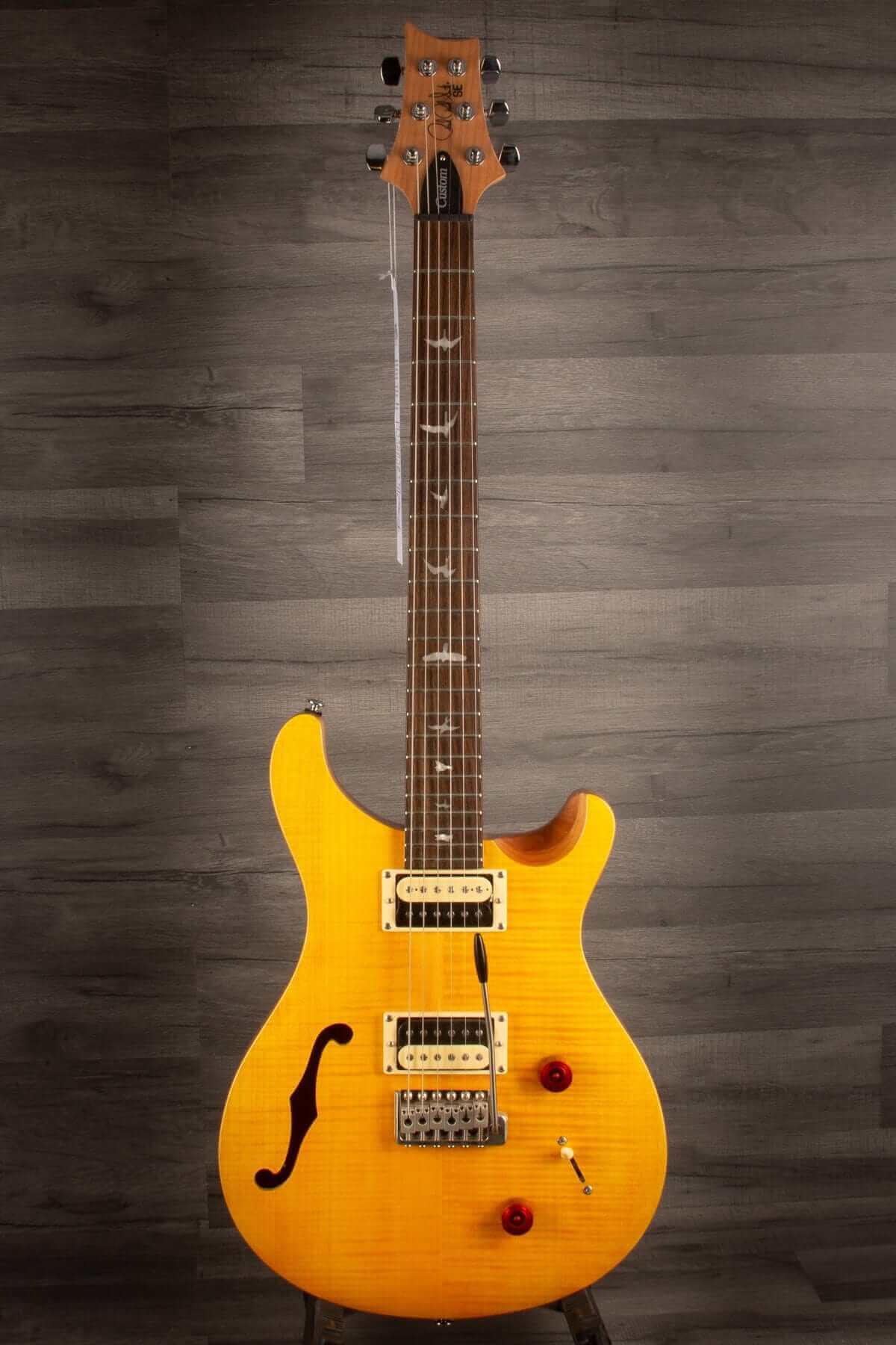 PRS SE Custom 22 Semi Hollow Santana Yellow - MusicStreet