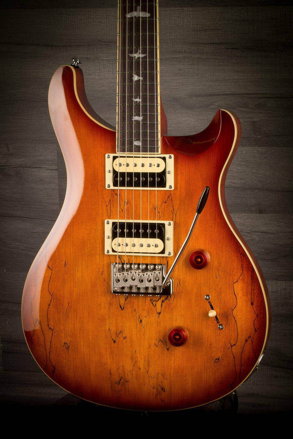 PRS SE Custom 24 Electric Guitar Spalted Maple Top - Vinage Sunburst - MusicStreet