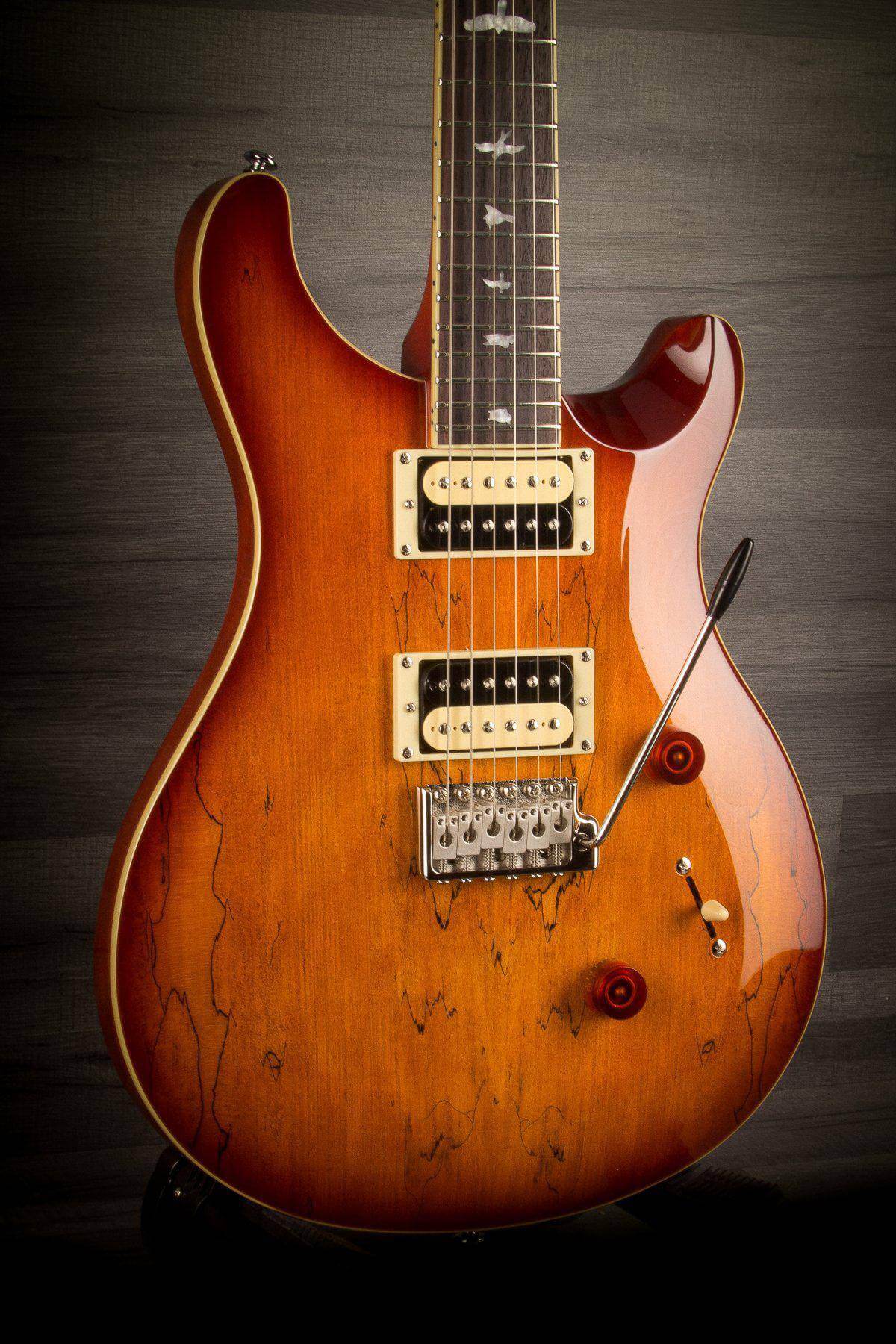 PRS SE Custom 24 Electric Guitar Spalted Maple Top - Vinage Sunburst
