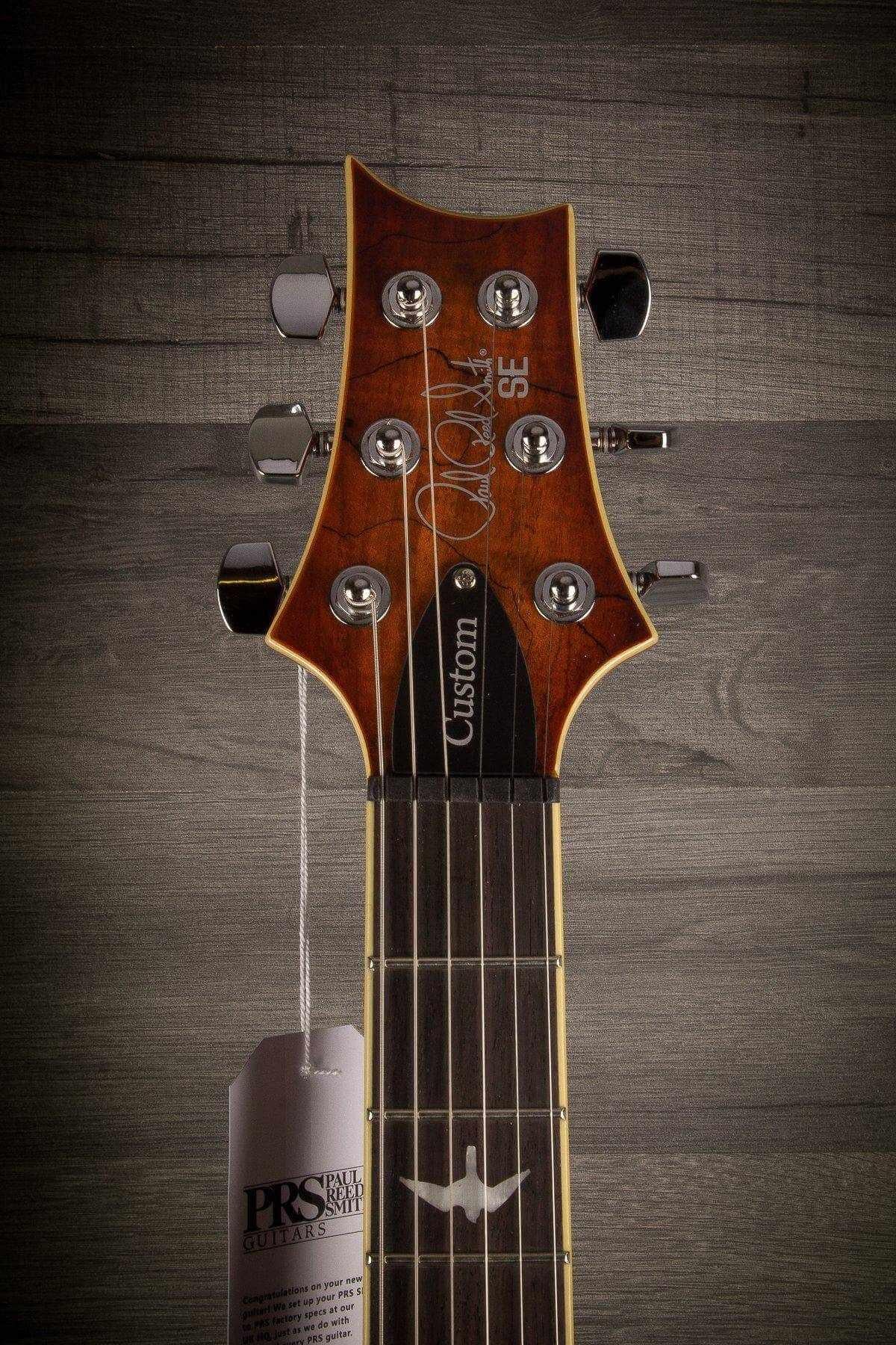 PRS SE Custom 24 Electric Guitar Spalted Maple Top - Vinage Sunburst