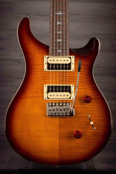 PRS SE Custom 24 Electric Guitar, Tobacco Sunburst