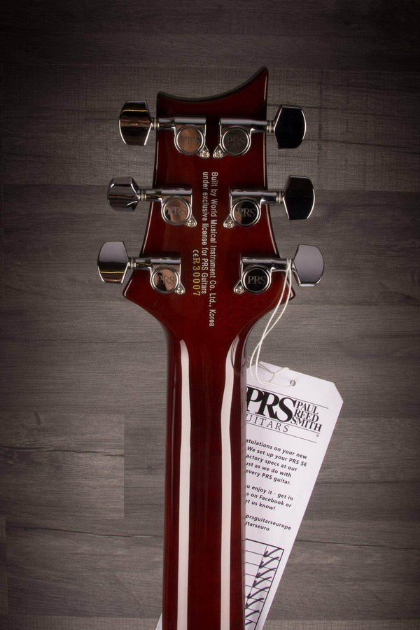 PRS SE Custom 24 Electric Guitar, Tobacco Sunburst - MusicStreet