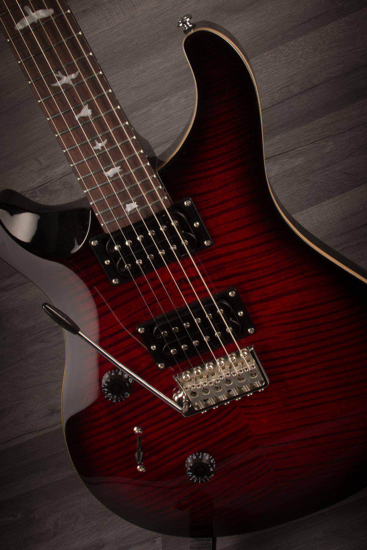 PRS SE Custom 24 Fire Red Left Handed - 2018 model