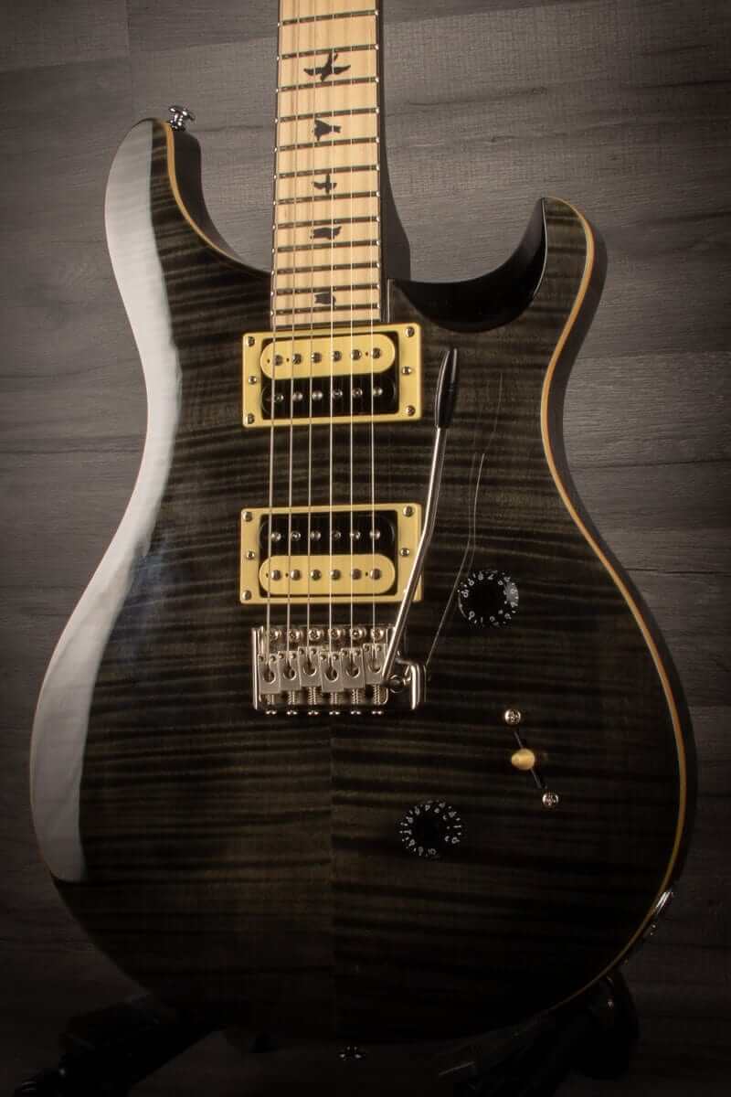 PRS - SE Custom 24 maple Grey Black - MusicStreet