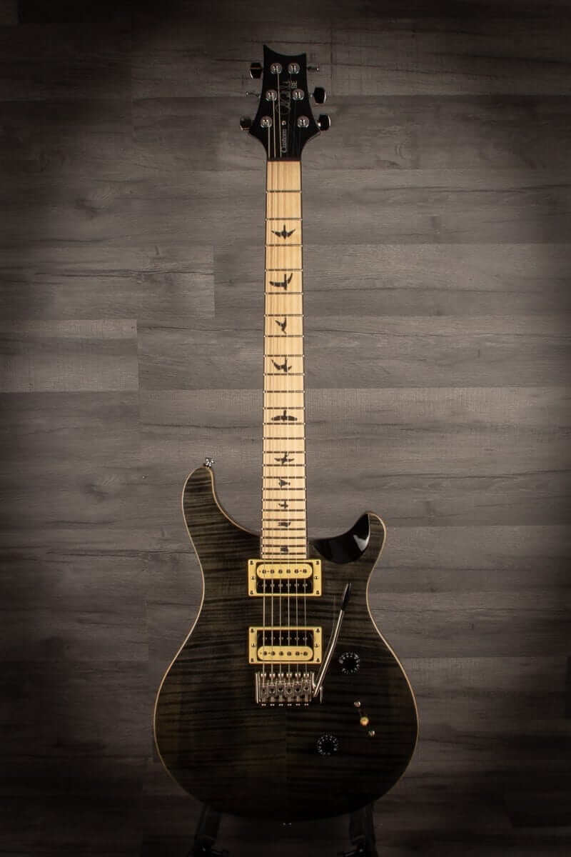 PRS - SE Custom 24 maple Grey Black - MusicStreet