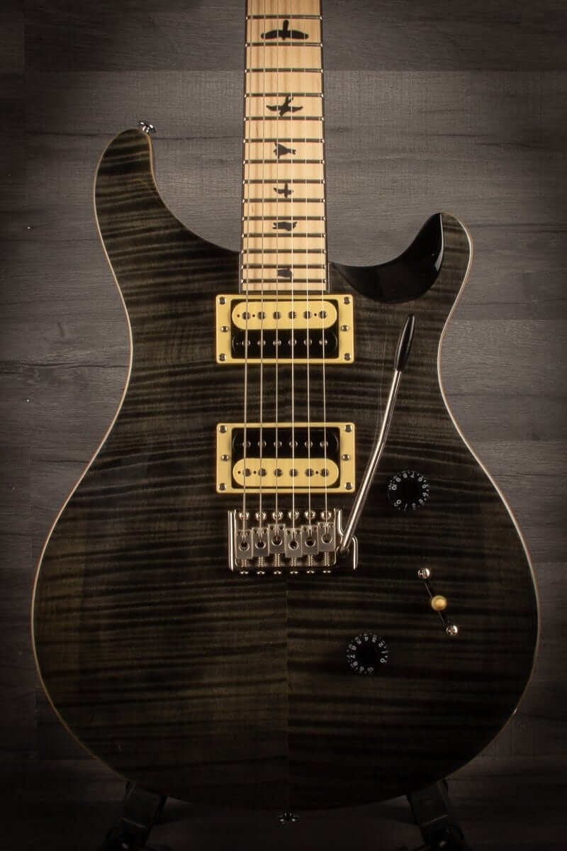 PRS - SE Custom 24 maple Grey Black - MusicStreet