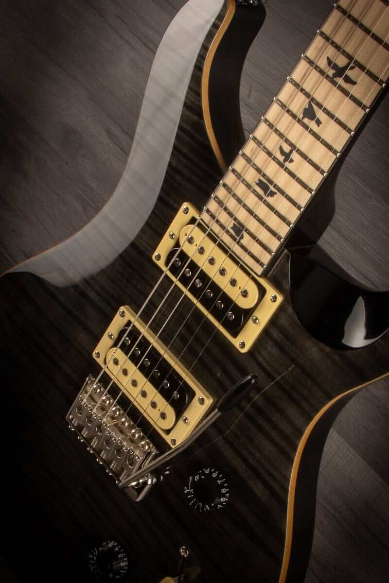 PRS - SE Custom 24 maple Grey Black - MusicStreet