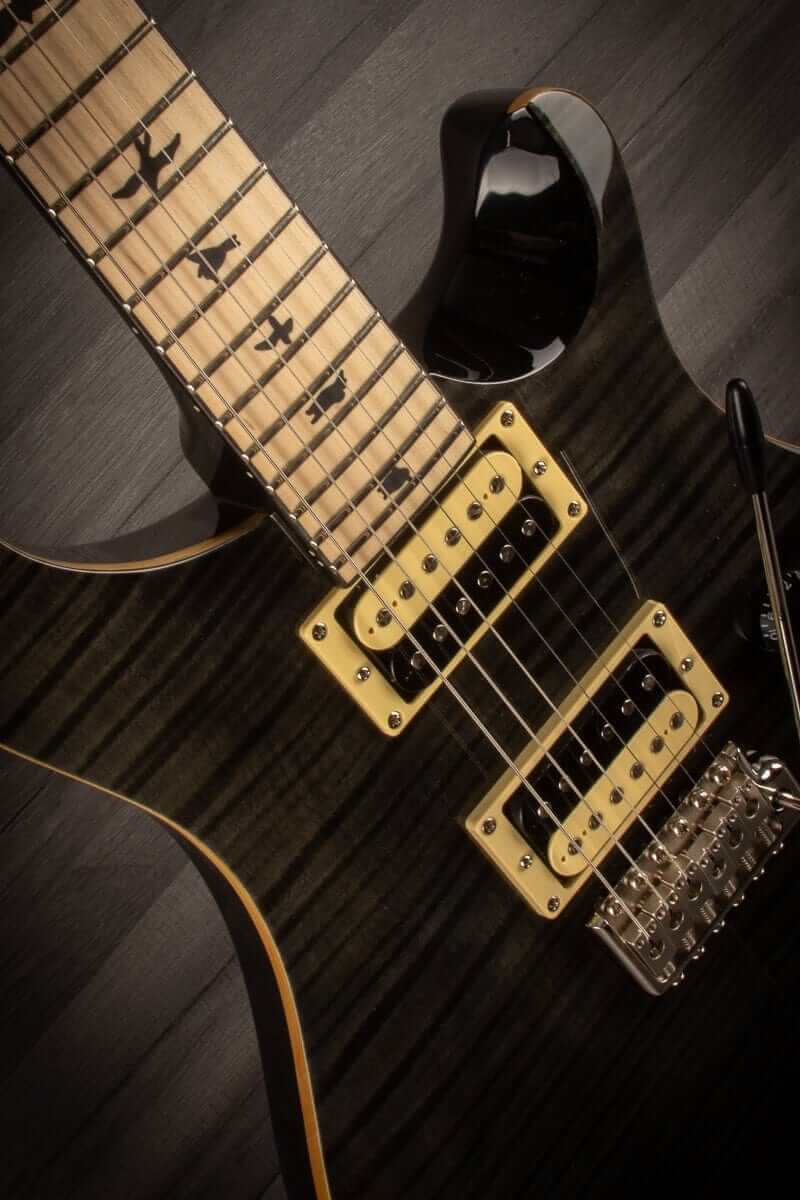 PRS - SE Custom 24 maple Grey Black - MusicStreet