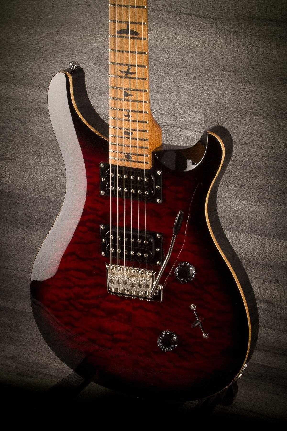 PRS - SE Custom 24 Roasted maple Limited Edition (Europe) - Fire Red
