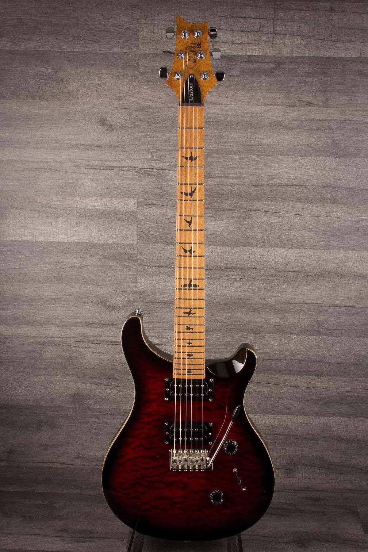 PRS - SE Custom 24 Roasted maple Limited Edition (Europe) - Fire Red