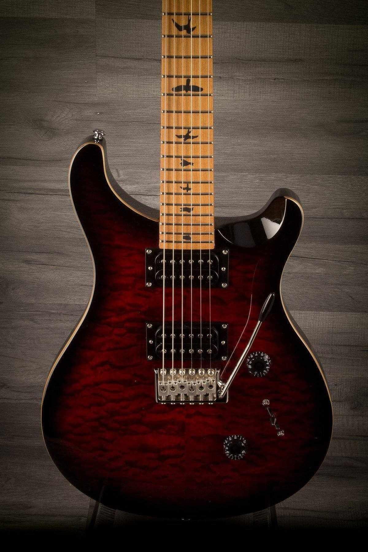 PRS - SE Custom 24 Roasted maple Limited Edition (Europe) - Fire Red