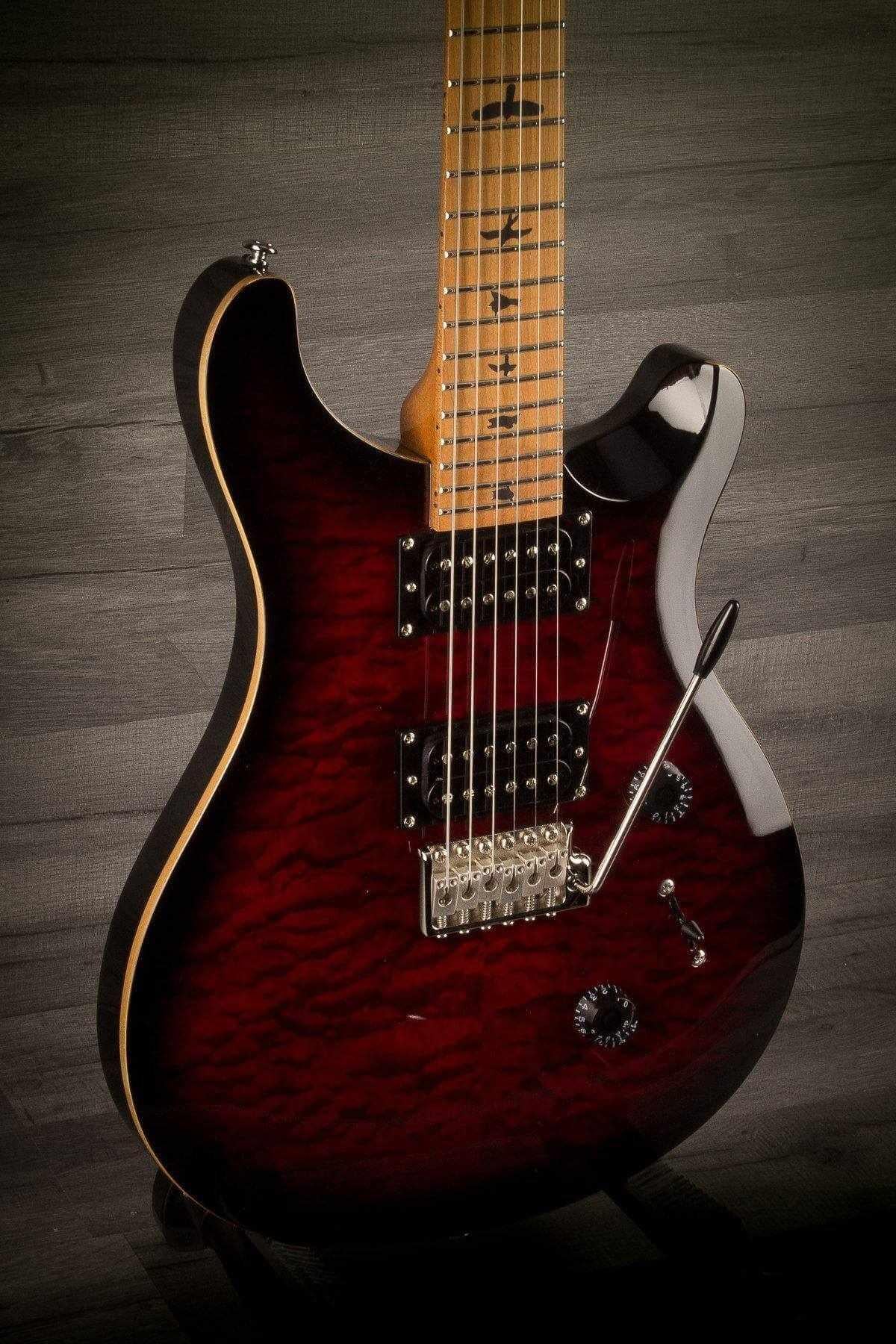 PRS - SE Custom 24 Roasted maple Limited Edition (Europe) - Fire Red