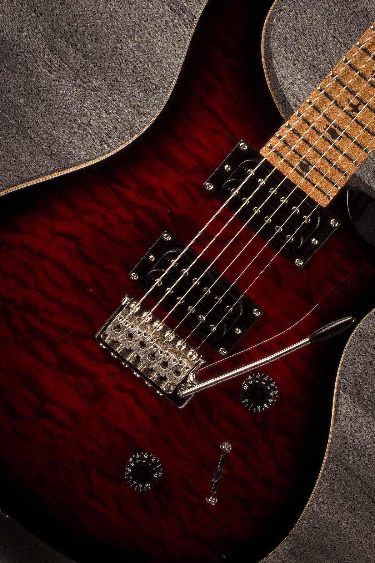 PRS - SE Custom 24 Roasted maple Limited Edition (Europe) - Fire Red