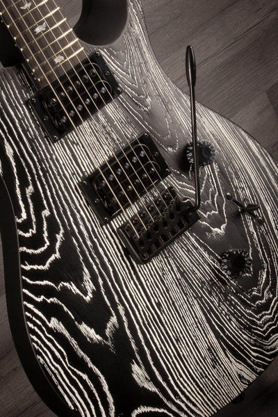 PRS SE Custom 24 Swamp Ash Sand Blasted Frozen Charcoal