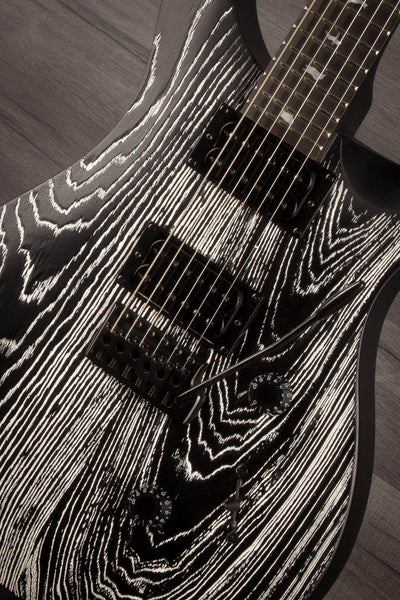 PRS SE Custom 24 Swamp Ash Sand Blasted Frozen Charcoal