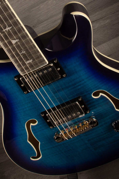PRS SE Hollowbody II Faded Blue Burst