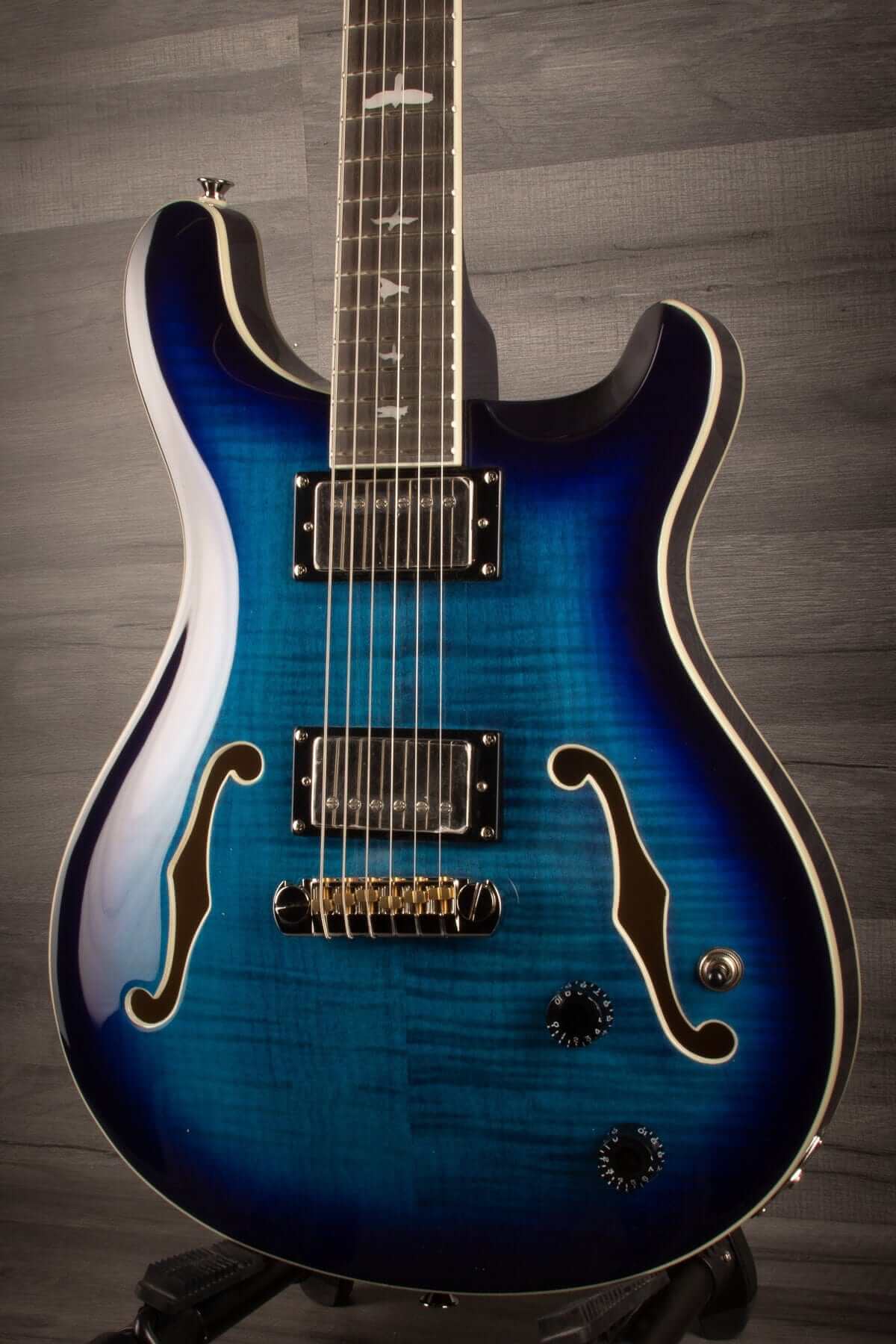 PRS SE Hollowbody II Faded Blue Burst