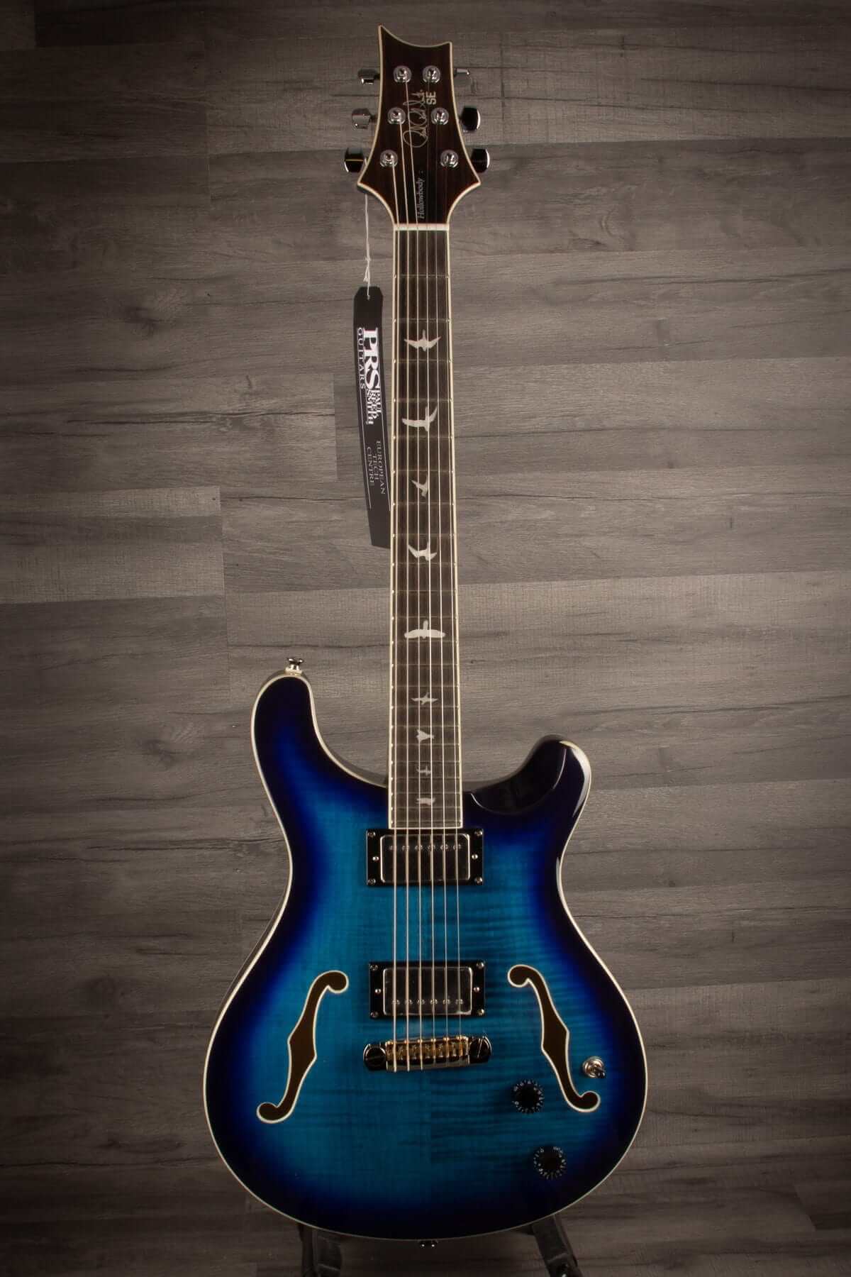 PRS SE Hollowbody II Faded Blue Burst