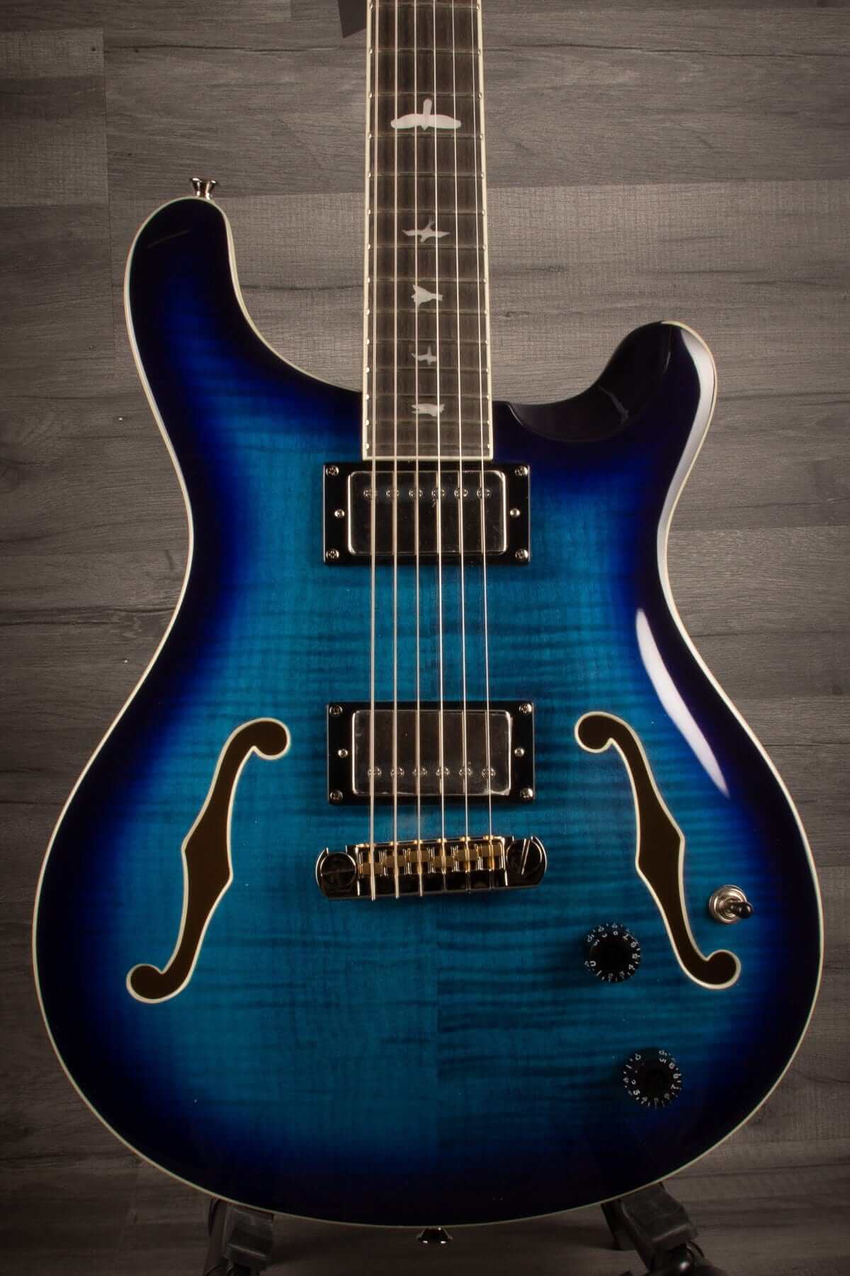 PRS SE Hollowbody II Faded Blue Burst