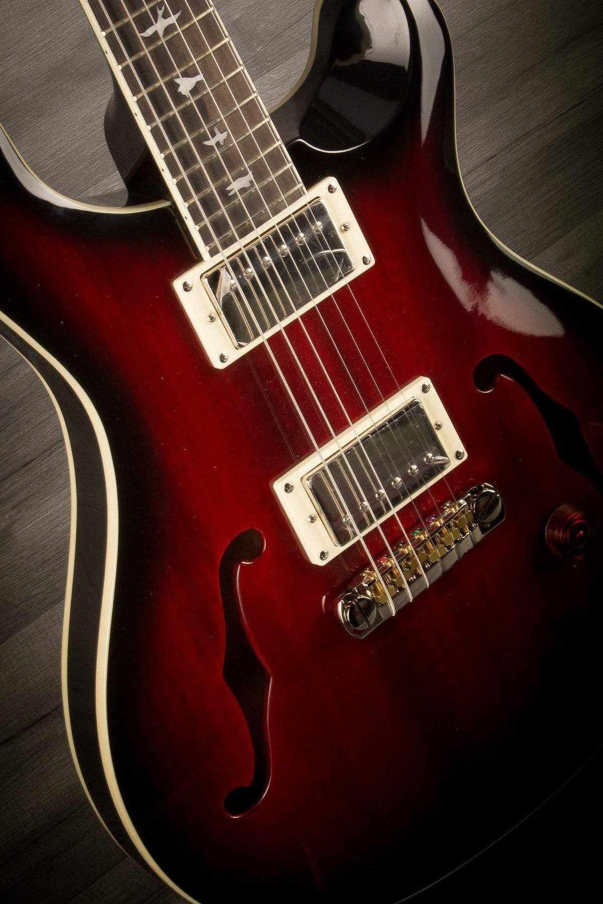PRS - SE Hollowbody Standard Fire Red Burst
