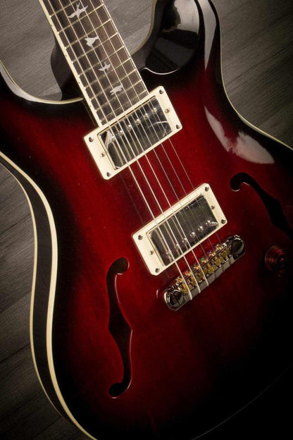 PRS - SE Hollowbody Standard Fire Red Burst