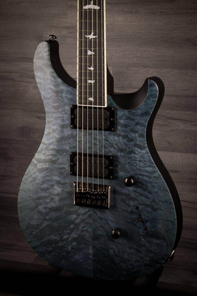 PRS SE Mark Holcomb Limited Edition Satin Whale Blue Quilt