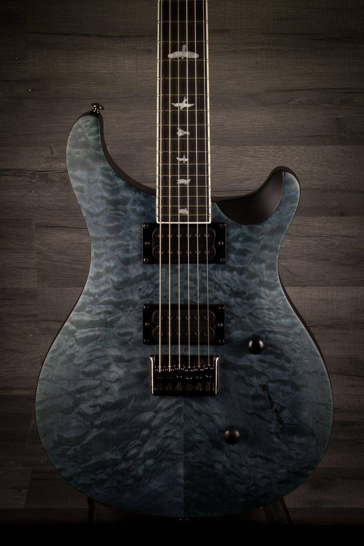 PRS SE Mark Holcomb Limited Edition Satin Whale Blue Quilt - MusicStreet