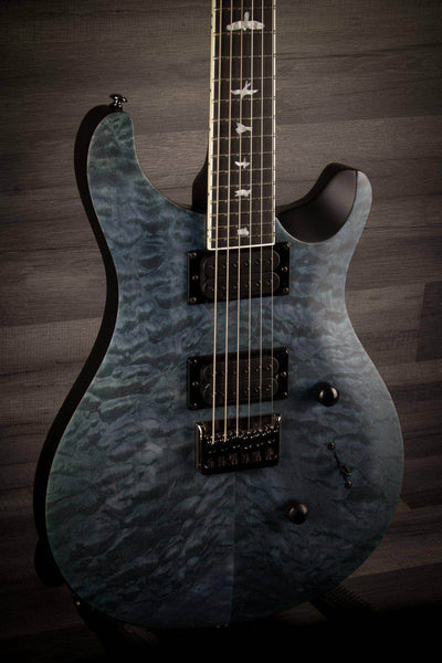 PRS SE Mark Holcomb Limited Edition Satin Whale Blue Quilt