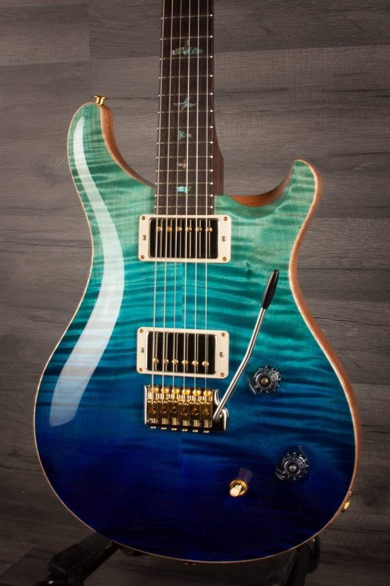 PRS Wood Library Custom 22 Blue Fade - solid Rosewood neck - MusicStreet