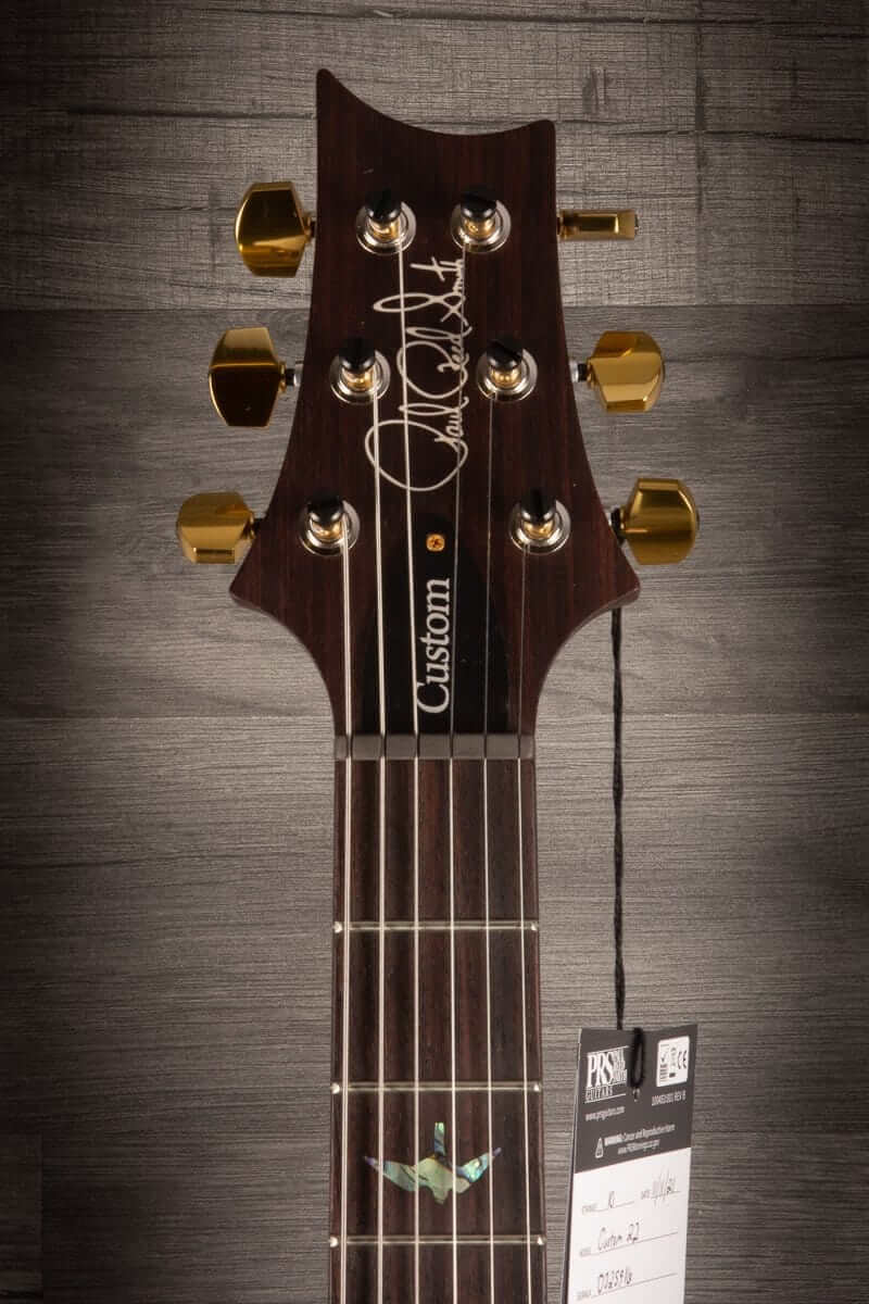 PRS Wood Library Custom 22 Fire Red Black Fade Quilt - solid Rosewood neck