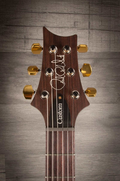 PRS Wood Library Custom 22 River Blue Flame top - solid Rosewood neck