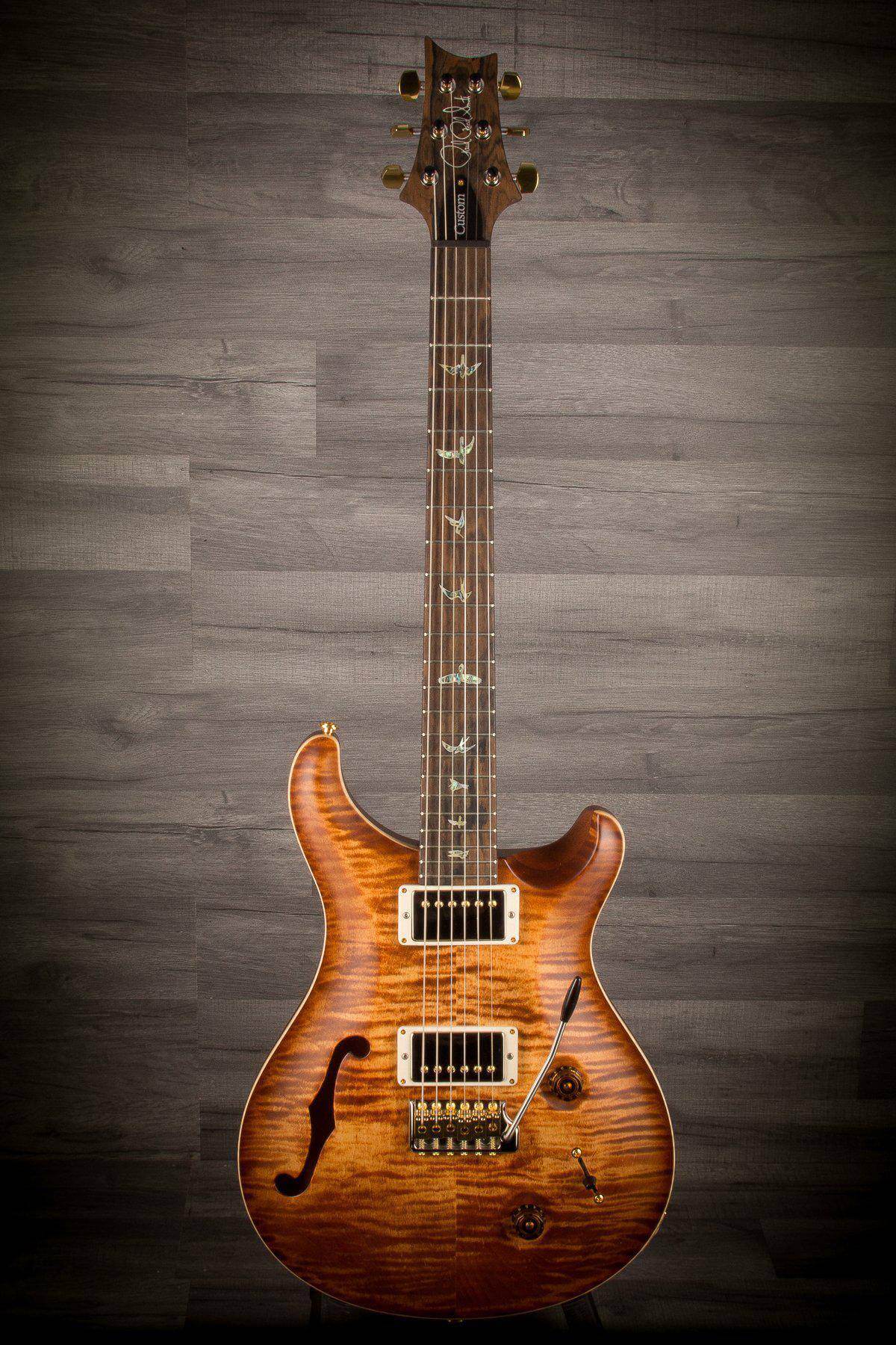 PRS Wood Library Custom 22 Semi Hollow - Copperhead Burst #250594