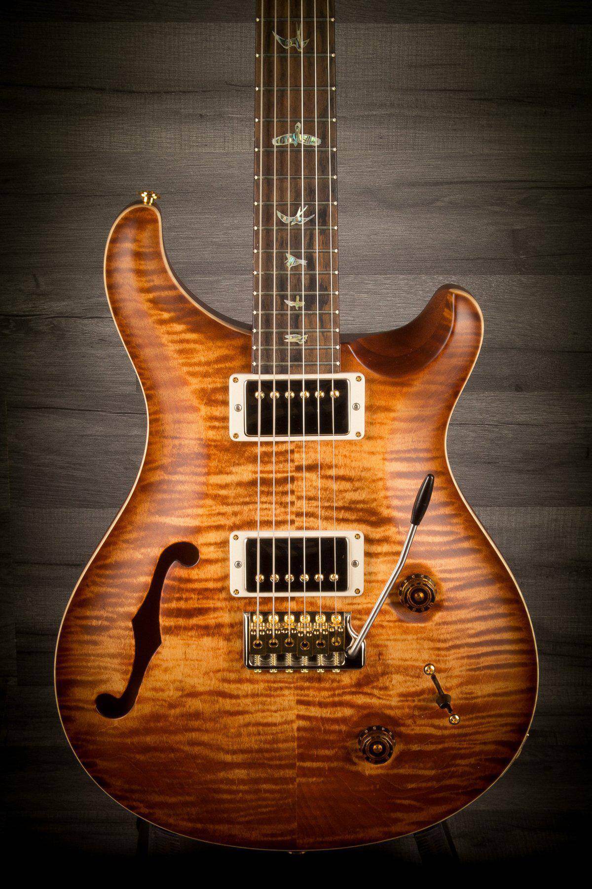 PRS Wood Library Custom 22 Semi Hollow - Copperhead Burst #250594